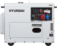 Генератор дизельний HYUNDAI DHY 8500SE-3