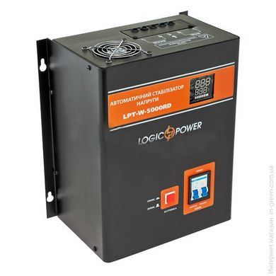 Стабілізатор напруги LogicPower LPT-W-5000RD BLACK ( 3500W )