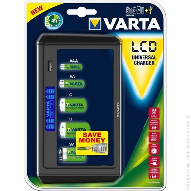 Зарядное устройство VARTA LCD UNIVERSAL CHARGER