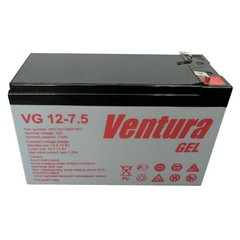 Гелевый аккумулятор VENTURA VG 12-7.5 Gel