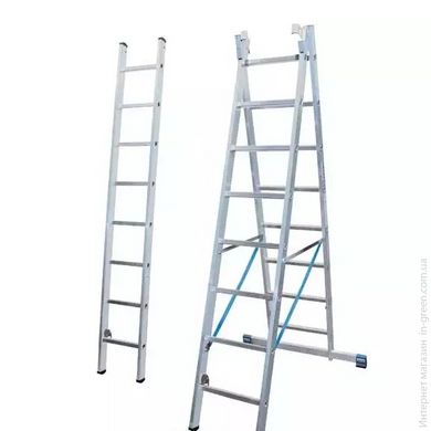 Трехсекционная универсальная лестница Krause Stabilo 3x14 ступеней (133724)