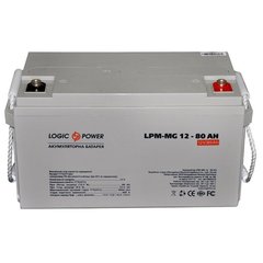 Гелевый аккумулятор LogicPower LPM-MG 12-80 AH