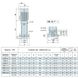 Багатоступінчатий вертикальний насос SPERONI VS 2-11 KW 1.1 230400 Фото 10 з 10