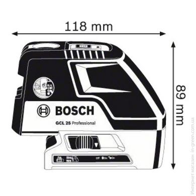 Лазерный нивелир BOSCH GCL 25 + BS 150