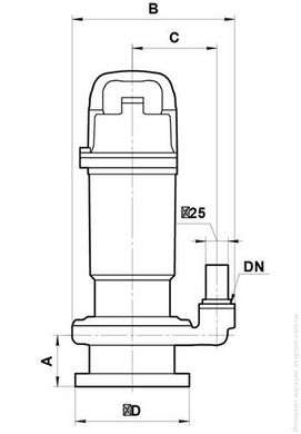 Дренажный насос SPRUT QDX 3-20-0.55