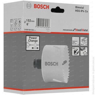 Коронка Progressor 152 мм Bosch (2608584664)