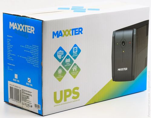Источник бесперебойного питания MAXXTER MX-UPS-B850-02