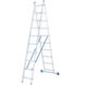 Двухсекционная алюминиевая лестница-стремянка VIRASTAR 2x10 (TSA6) Фото 1 из 4