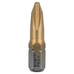 3 бит 25 мм PH2 TIN Bosch (2607001546)
