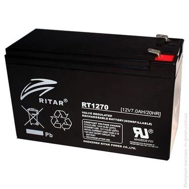 Акумуляторна батарея RITAR AGM RT1270A