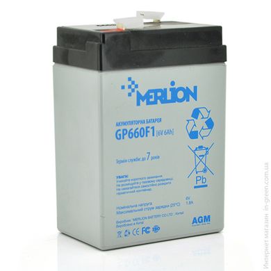Аккумуляторная батарея MERLION AGM GP660F1 Q20