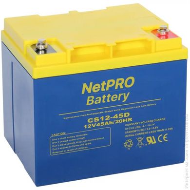 Акумулятор NetPRO CS 12-45D NEW