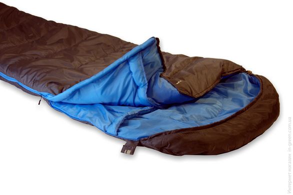 Спальный мешок HIGH PEAK TR 300/0°C Anthra/Blue Left (23065)