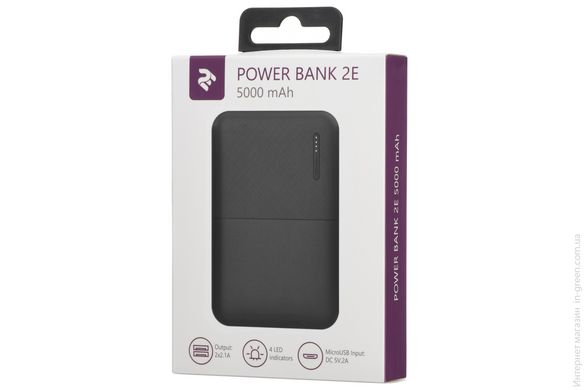 Портативное зарядное устройство Power Bank 2E 2E-PB500B-BLACK