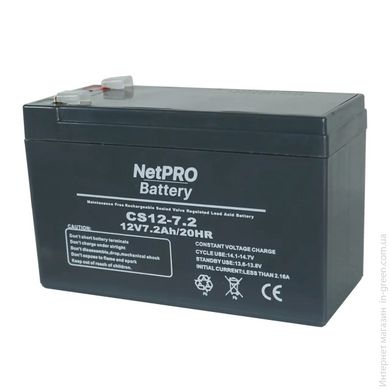 Акумулятор NetPRO CS 12-7,2 NEW