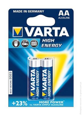 Батарейка VARTA HIGH Energy AA BLI 2 ALKALINE