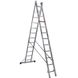 Двухсекционная алюминиевая лестница-стремянка VIRASTAR 2x12 Фото 4 из 6