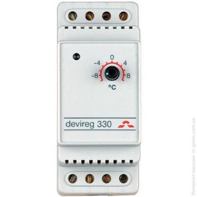 Терморегулятор Devireg 330 (-10 + 10 ° C) (140F1070)