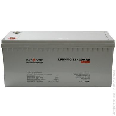 Гелевий акумулятор LOGICPOWER LPM-MG 12-200 AH