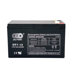 Акумуляторна батарея OUTDO AGM OT 12-7 12V 7Ah (151 х 65 х 100), Q10