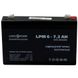 Свинцево-кислотний акумулятор LOGICPOWER LPM 6-7.2 AH Фото 4 з 6