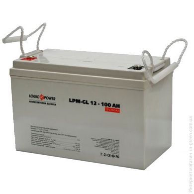 Гелевий акумулятор LOGICPOWER LPM-GL 12-100 AH