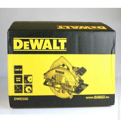 Циркуляционная пила DEWALT DWE550