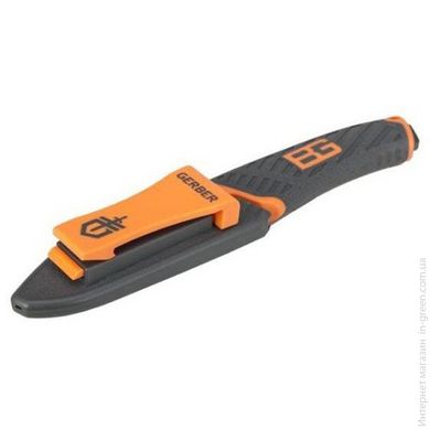 Туристический нож Gerber Bear Grylls Compact Fixed Blade + ліхтар + пончо