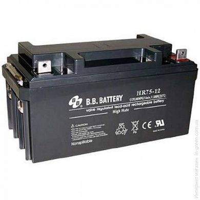 Аккумуляторная батарея B.B. BATTERY HR75-12/B2