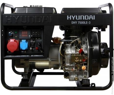 Генератор дизельный Hyundai DHY 7500LE-3