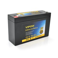 Акумуляторна батарея літієва VIPOW 12 V 8A