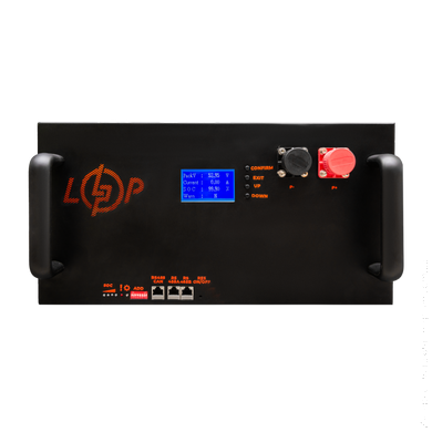 Акумулятор LP LiFePO4 51,2V - 230 Ah (11776Wh) (Smart BMS 200A/100А) з LCD метал RM