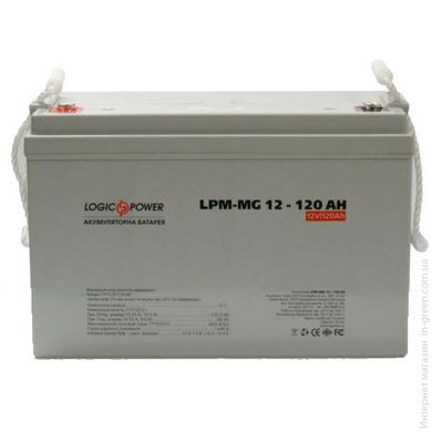 Гелевий акумулятор LOGICPOWER LPM-MG 12-120 AH