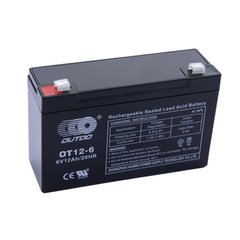 Акумуляторна батарея OUTDO AGM OT 6-12 6V 12Ah (151 х 51 х 100), Q10