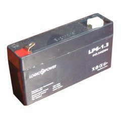Гелевый аккумулятор LOGICPOWER LP6-1.3AH