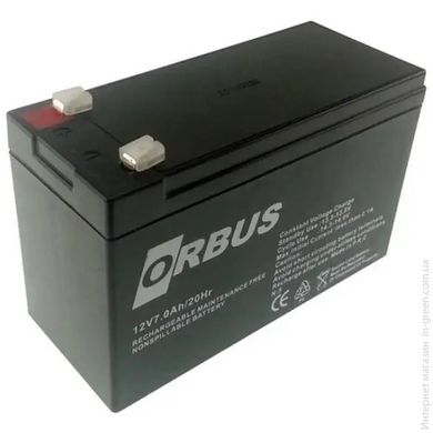 Акумуляторна батарея ORBUS AGM 12V7AH