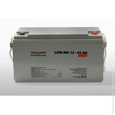 Гелевий акумулятор LOGICPOWER LPM-MG 12-65 AH