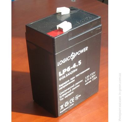 Гелевый аккумулятор LOGICPOWER LP6-4.5AH