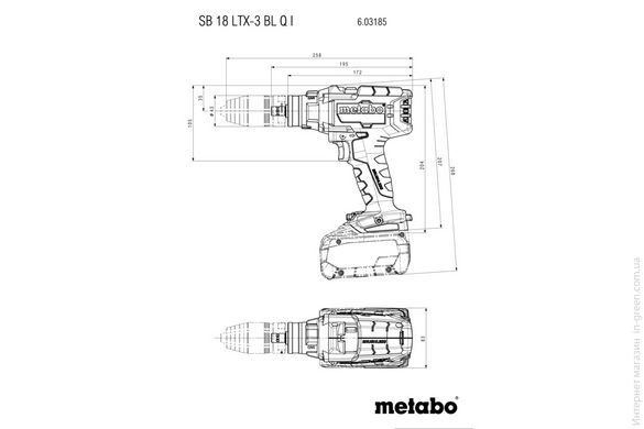 Дрель-шуруповерт METABO SB 18 LTX-3 BL Q I