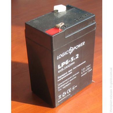 Гелевый аккумулятор LOGICPOWER LP6-5.2AH