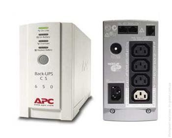 Источник бесперебойного питания (ИБП) APC Back-UPS CS 650VA (BK650EI)