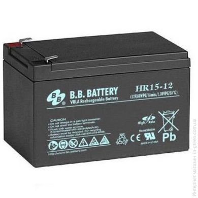 Аккумуляторная батарея B.B. BATTERY HR15-12/T2
