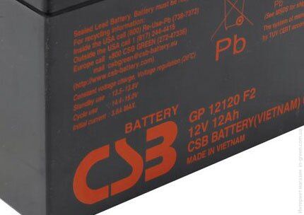 Акумуляторна батарея CSB GP12120F2