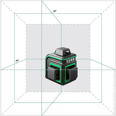 Нивелир лазерный линейный ADA Cube 3-360 Green Home Edition