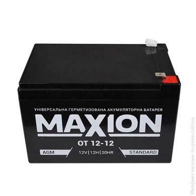 Аккумуляторная батарея MAXION AGM OT 12-12