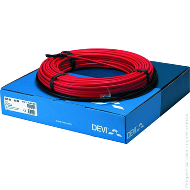 Нагрівальний кабель DEVIflex 10T 40Вт (140F1216)