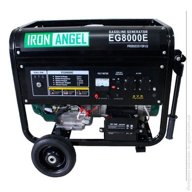Бензиновий генератор IRON ANGEL EG 8000 E