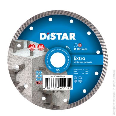 Distar Круг алмазный отрезной Turbo 180x2,4x9x22,23 Extra (10115028014)