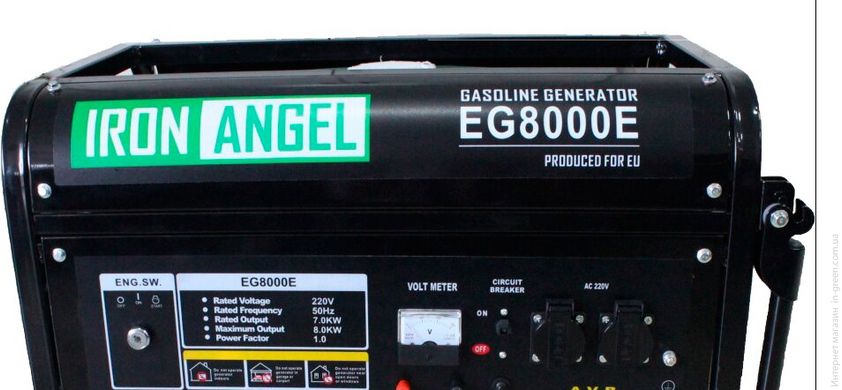 Бензиновый генератор IRON ANGEL EG 8000 E