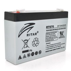 Аккумуляторная батарея RITAR RT670F1